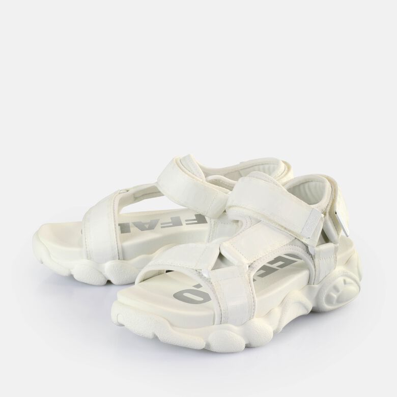 CLD Tec Sandales à plateforme véganes, blanc