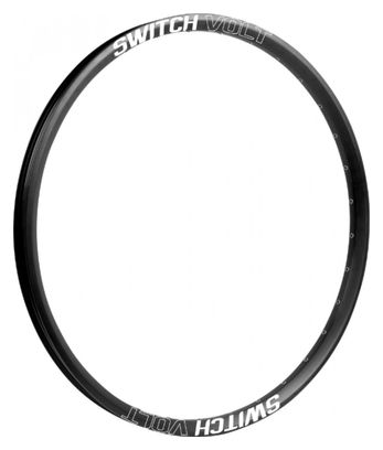 Jante vtt 27.5  switch volt disc pour e-bike noir 32t. tubeless ready double paroi largeur 33mm