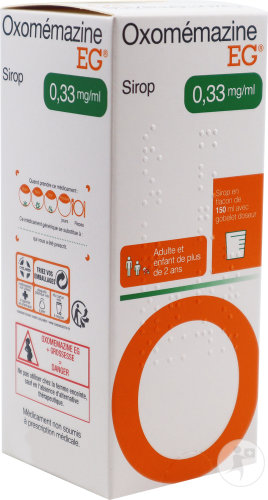 Eurogenerics EG Oxomemazine 0,33mg/ml Sirop Flacon 150ml