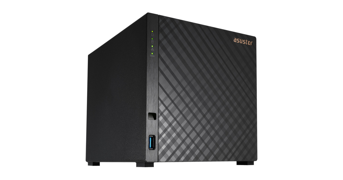 AsustorDrivestor 4 Gen2 (AS1204T) nas  (Zwart, LAN, USB)