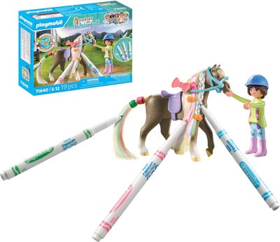 Playmobil 71640 Horses of Waterfall Byggesett Vaskbart Hest Sett