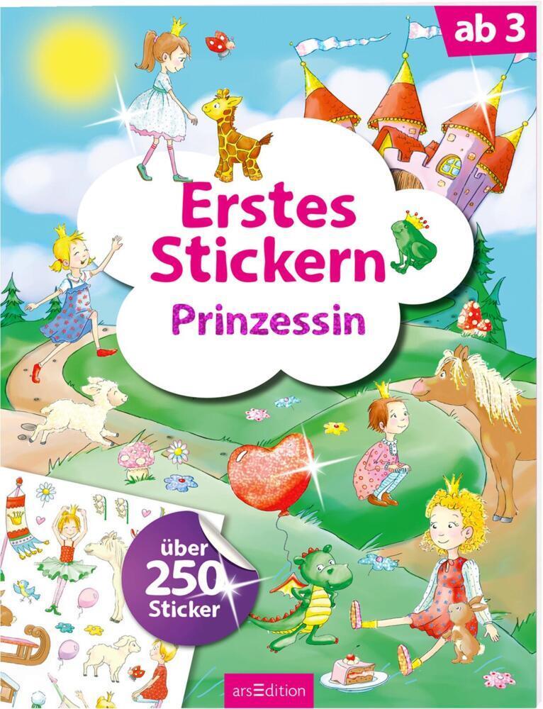 Erstes Stickern - Prinzessin