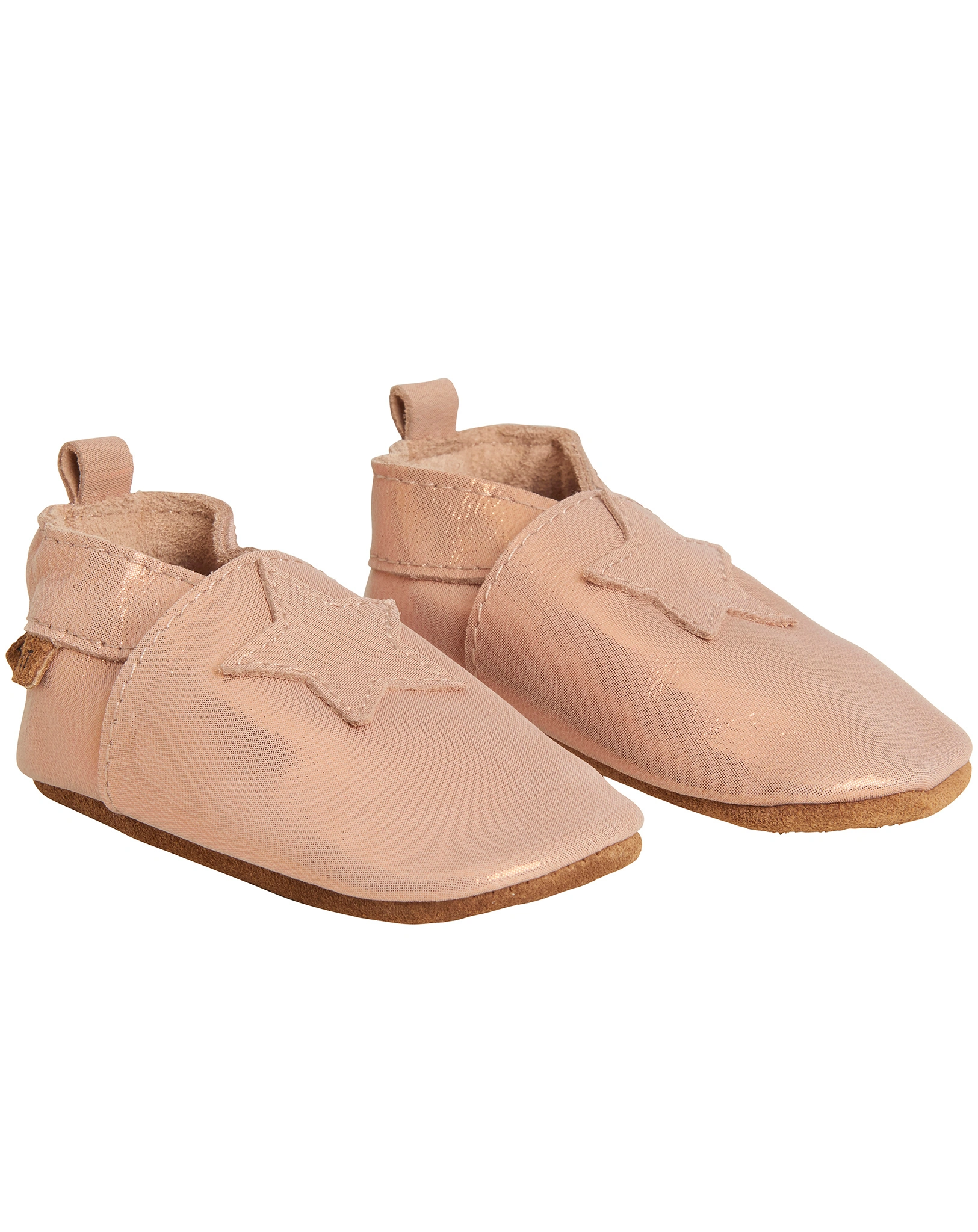 Krabbelschuhe STAR METALLIC in misty rose