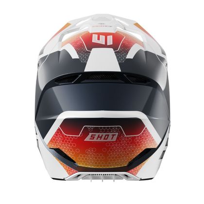 Casque cross Shot FURIOUS KID - PHASER - Bleu / Rouge
