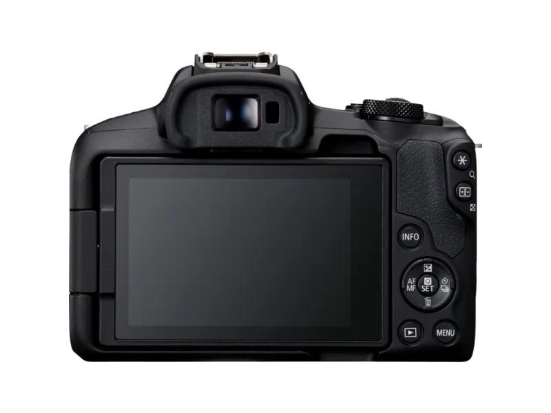 Canon EOS R50 - Content Creator Kit - digitalkamera - spejlløst - 24.2 MP - APS-C - 4K / 30 fps - 2.5x optisk zoom RF-S 18-45 mm F4.5-6.3 IS STM objektiv - Wi-Fi, Bluetooth - sort