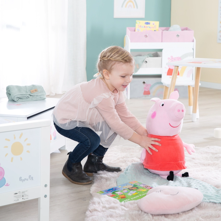 roba Spielregal Peppa Pig mit 5 Stoffboxen