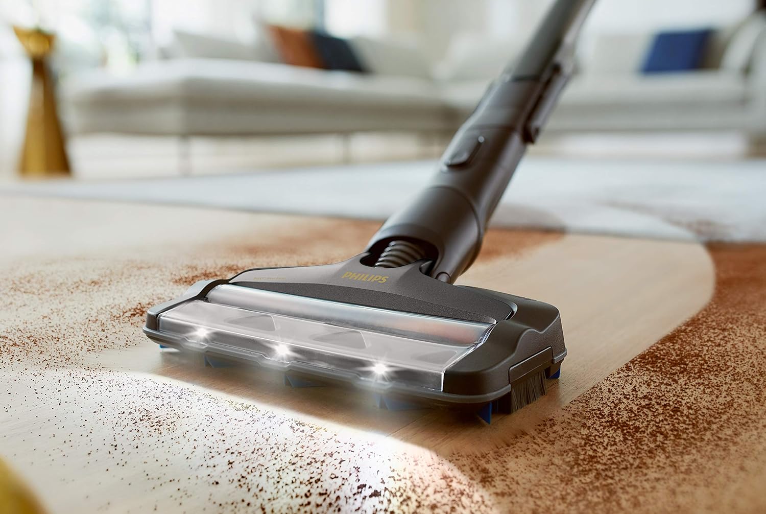 Philips Series 8000 Aqua Plus Kabelloser Staubsauger – Staubsauger, Wischer und Handstaubsauger mit 360-Grad-Saugdüse, bis zu 80 Minuten Laufzeit (XC8347/01)