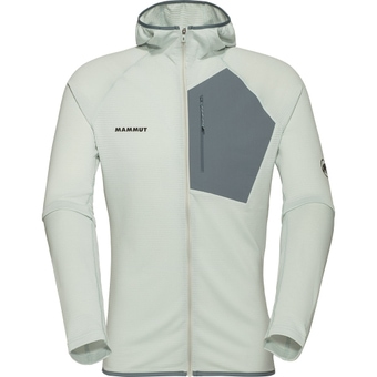 Mammut Aenergy Light ML Hooded Fleecejacke Silver Sage / Strata Herren