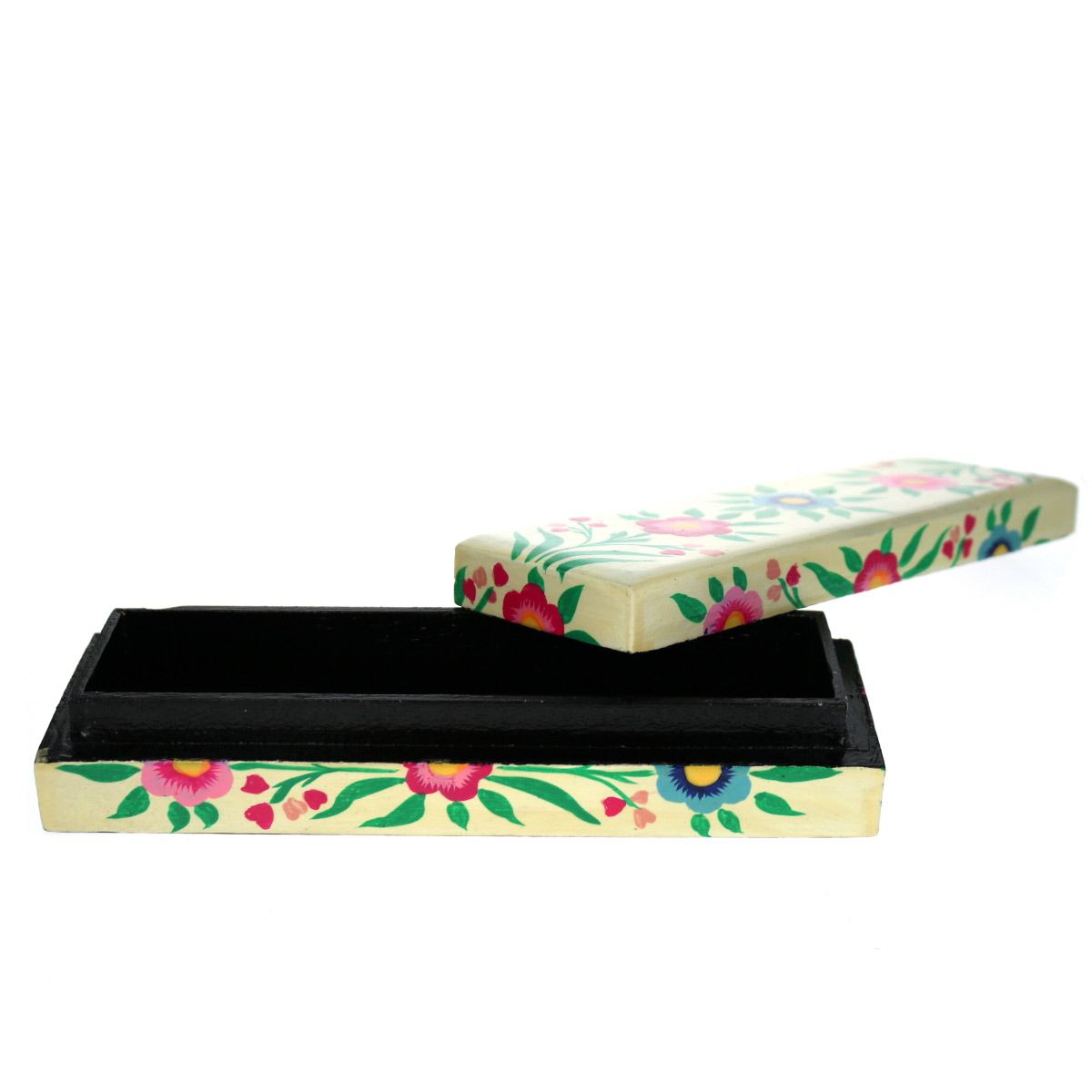 Plumier en bois fleurs Pondie Chérie