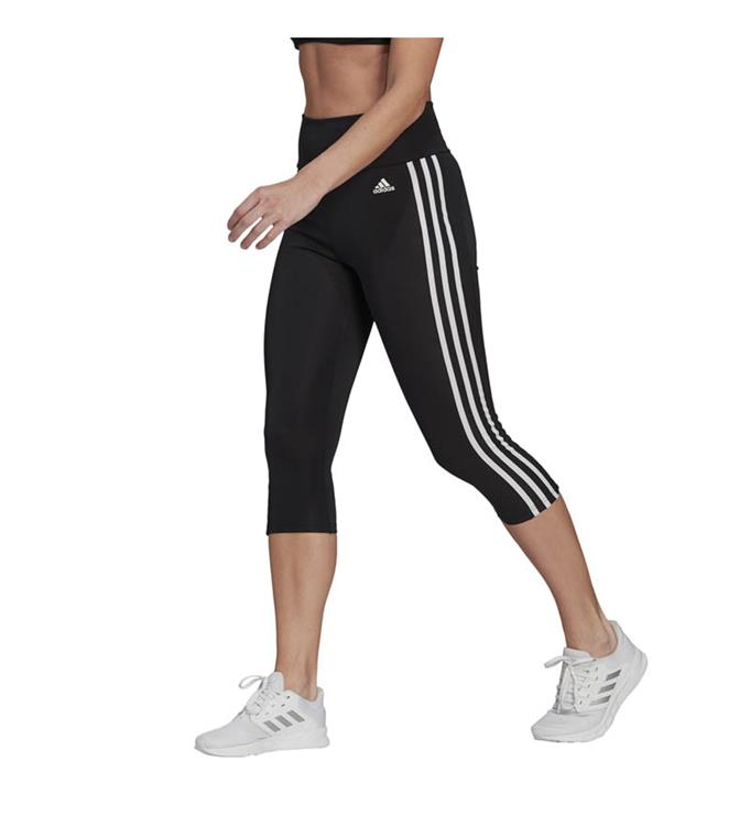 adidas Women Designed To Move High-Rise 3-Stripes 3/4 Sportlegging
