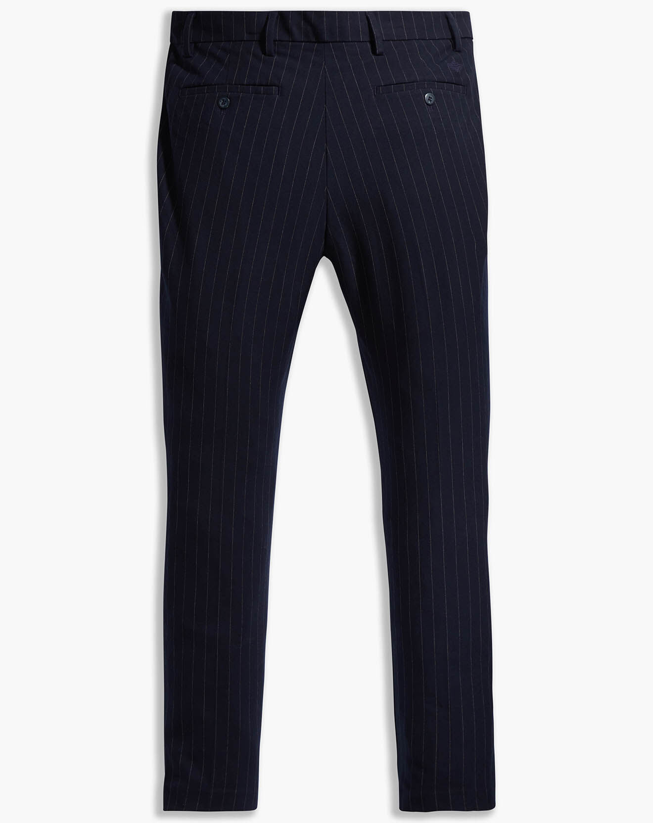 Dockers Pantalon Smart 360 Flex Trouser Slim Fit à rayures bleu foncé