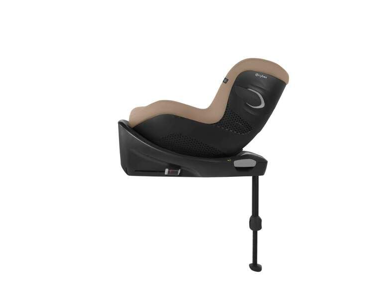 CYBEX Gold Reboarder Sirona Gi i-Size Plus Almond Beige Mitwachsender Kindersitz mit ergonomischer Liegefunktion für Kinder bis 4 Jahre