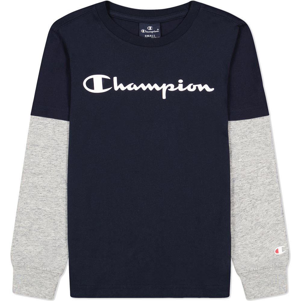 Champion Long Sleeve T-Shirt Kinder navy blue