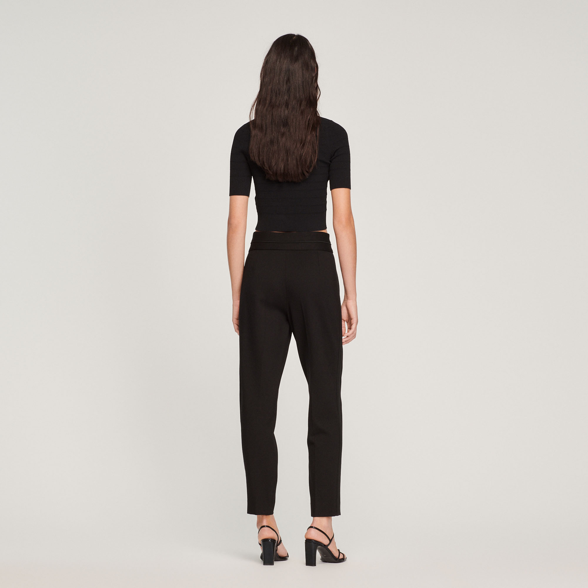 Pantalon classique taille haute