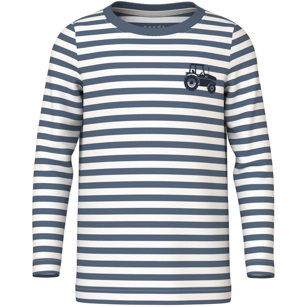 Køb Name It China Blue Tractor Villy Slim Bluse