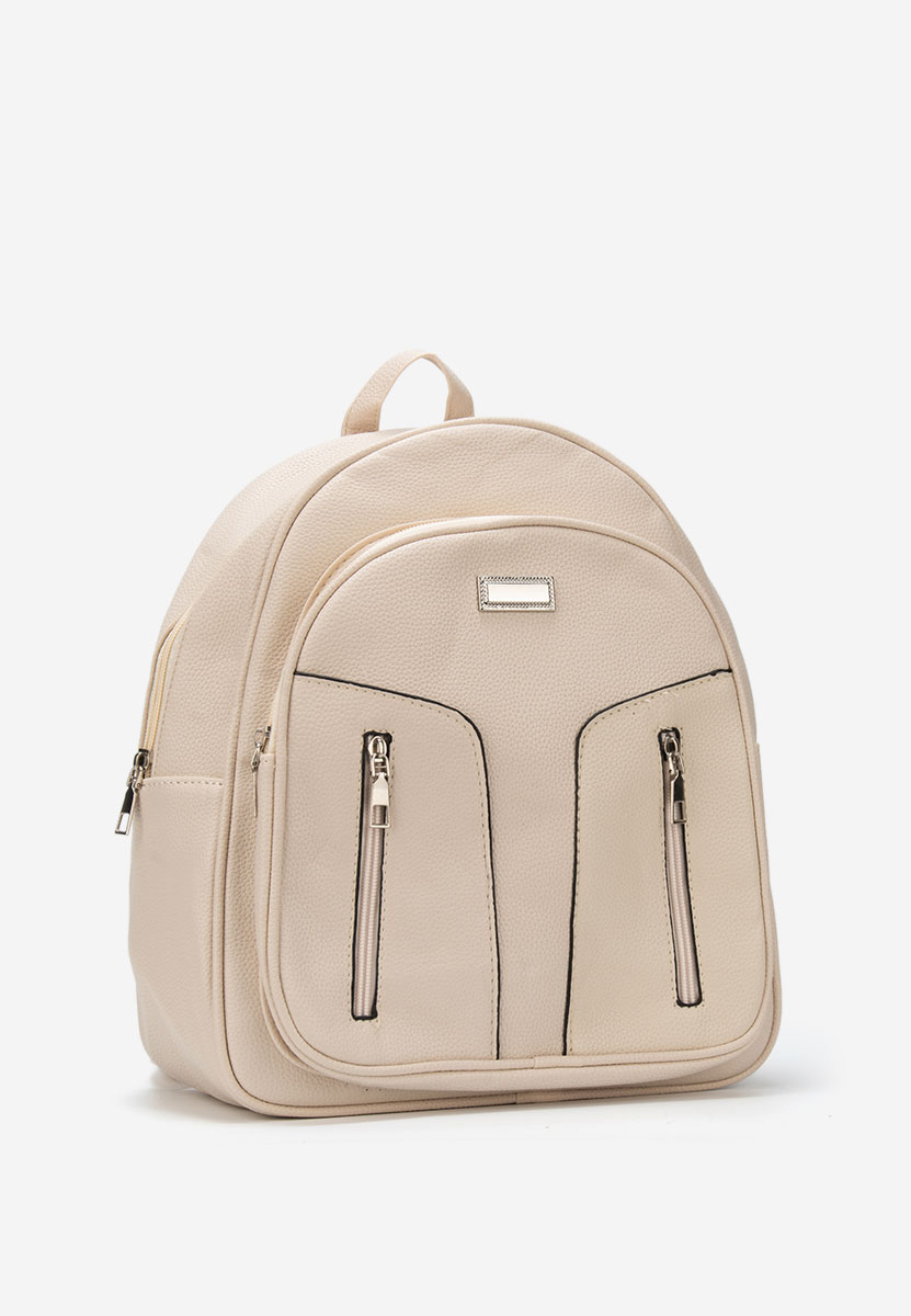 Sac à dos pour femme beige Mendoza V2