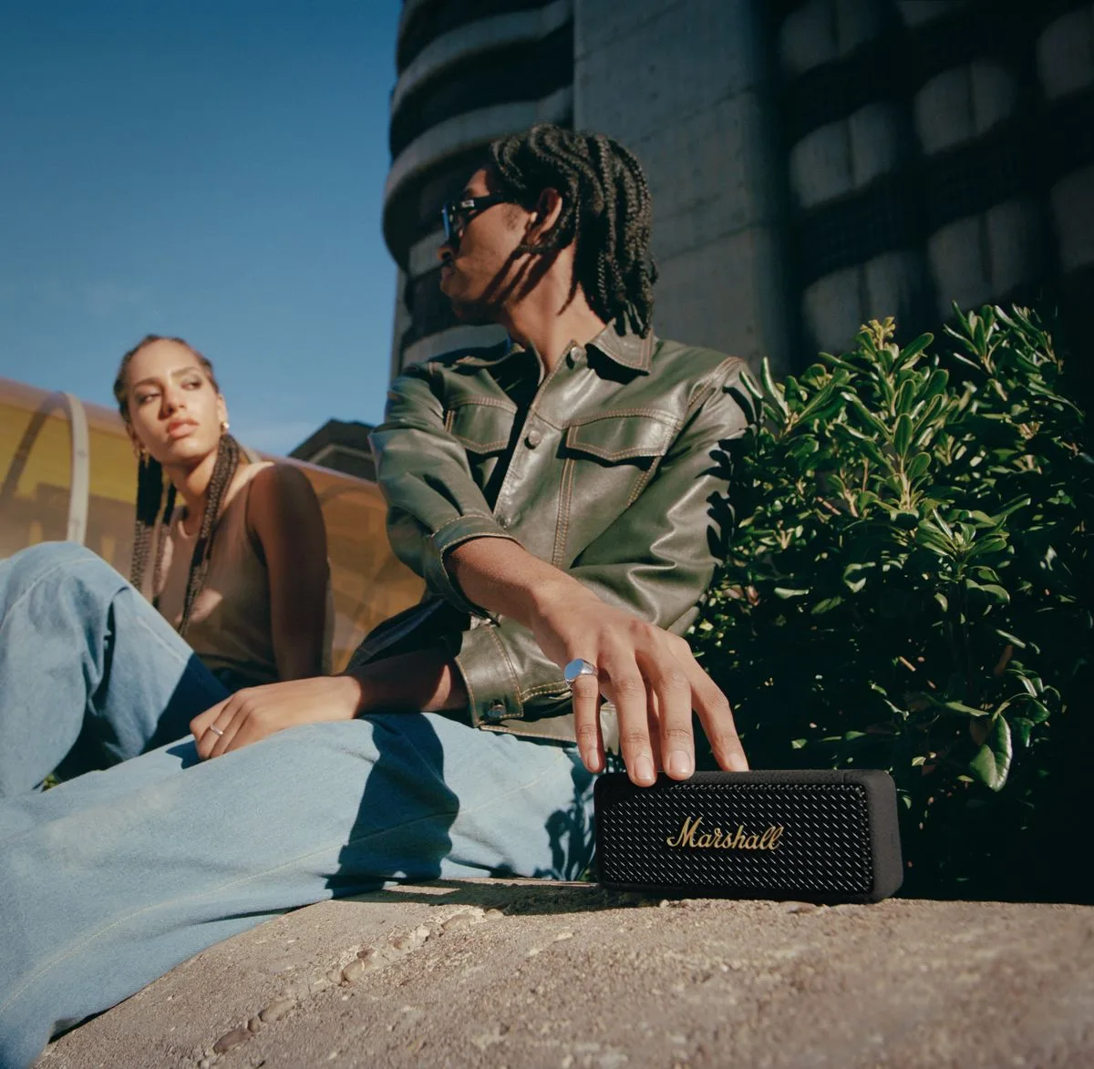 Marshall Emberton II Black and Brass Enceintes Bluetooth portables