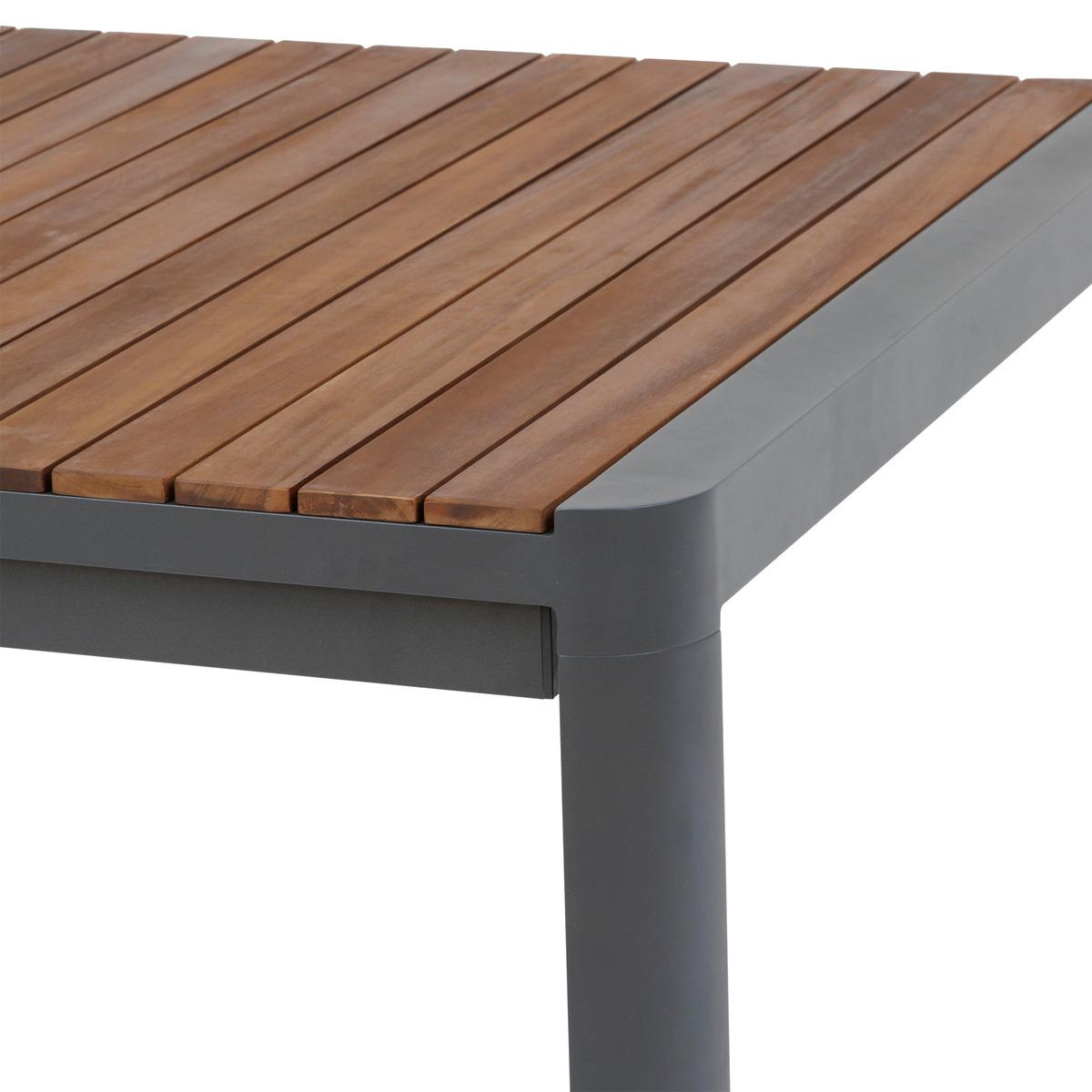 TABLE PARADIZE RALLONGE AUTOMATIQUE ACACIA NOYER 12 PLACES