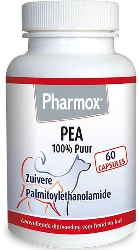 Pharmox - Hond & Kat PEA 100% Puur - Dierensupplement - 60 Capsules