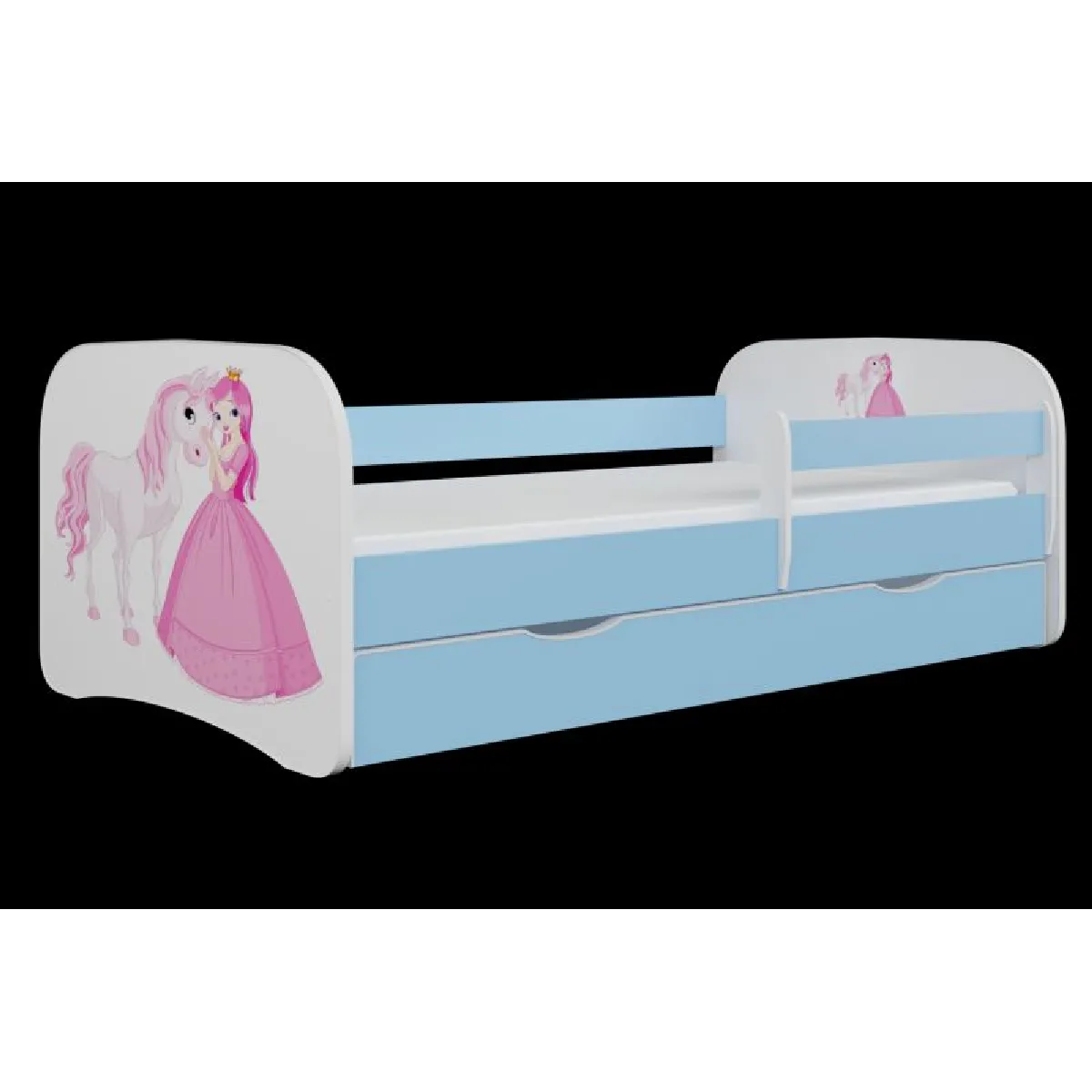 Lit Babydreams princesse bleu sans tiroir 140/70