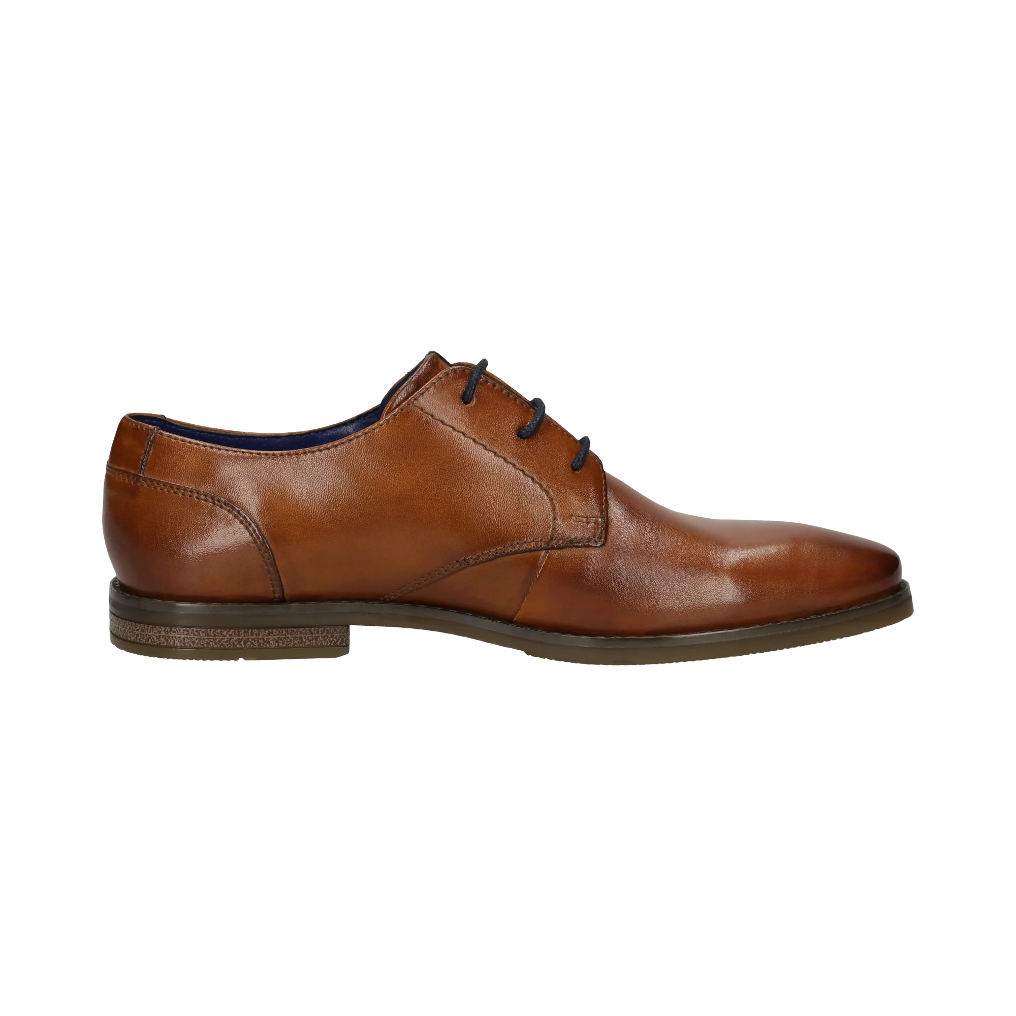 Leder Business Schnürer cognac