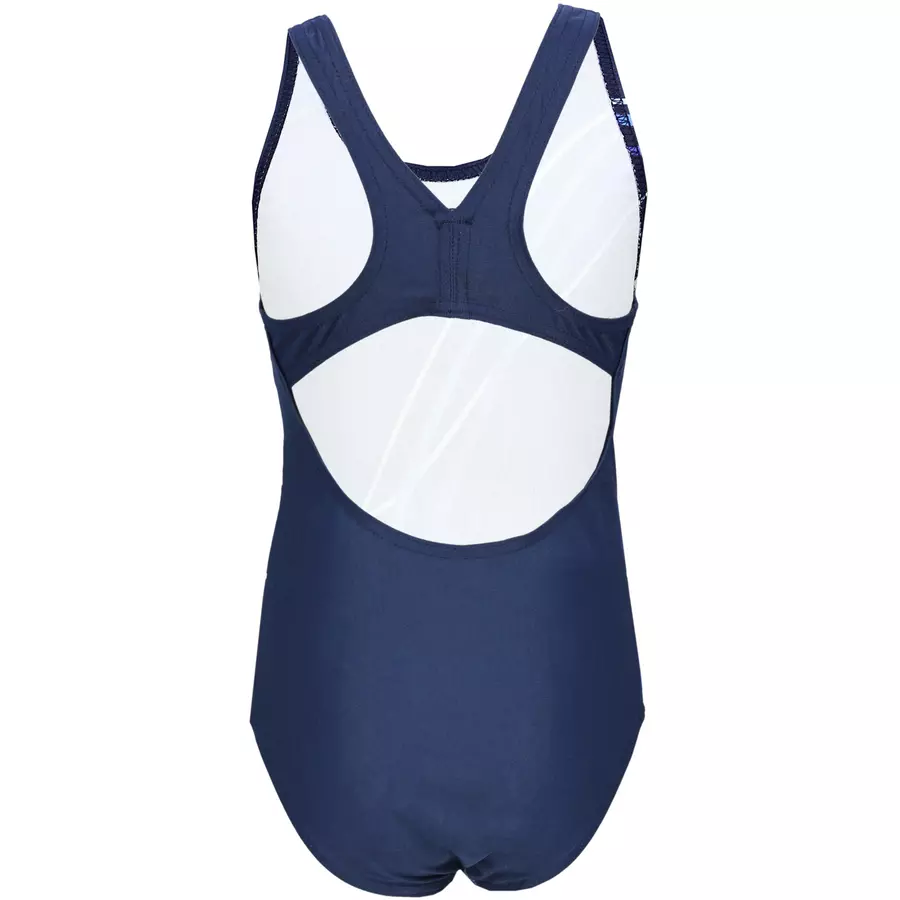 Aquarti Mädchen Badeanzug Chlorresistent Muscleback Wassersport blaulila