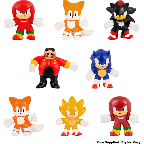 Goo Jit Zu Sonic strækbar figur - flere varianter - assorteret