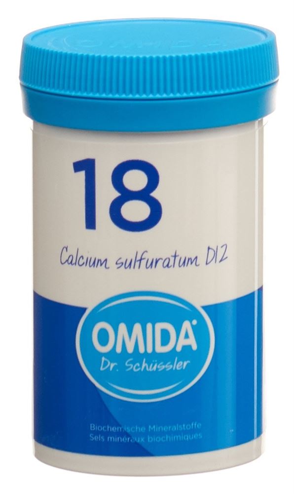 Omida Nr18 Calcium sulfuratum Tabl 12 D Ds 100 g