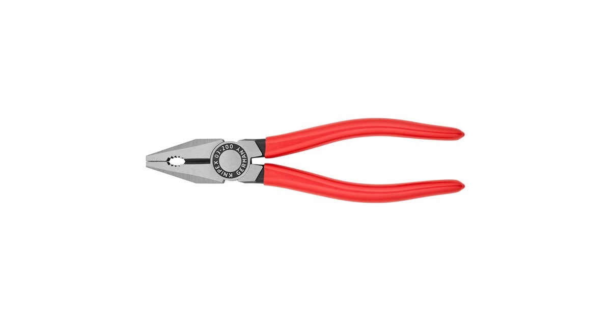 KNIPEXKombitang 03 01 200 combinatietang  (Rood)