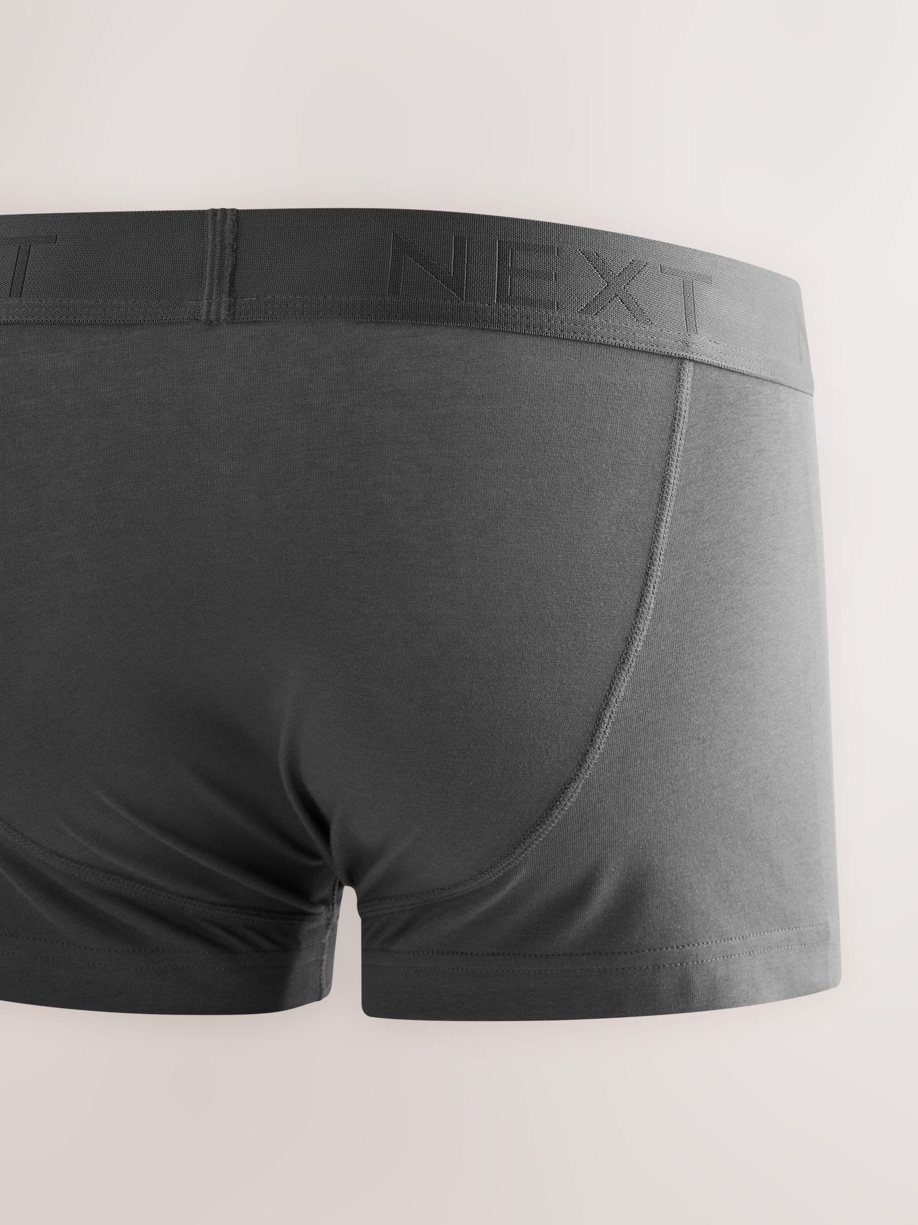 Zwart/grijs - 5 Hipsterboxershorts