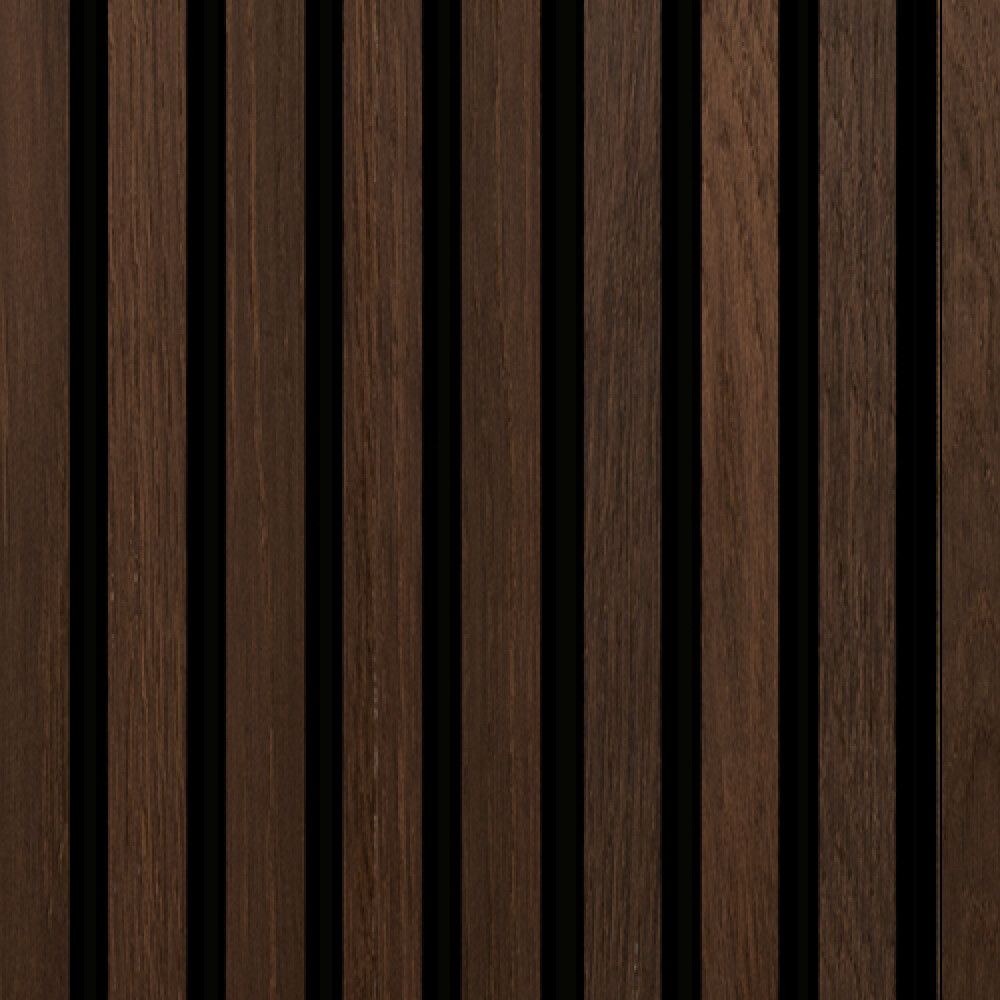 AKUSTIKKPANEL FIBROTECH 22X605X2440MM RØKT EIK