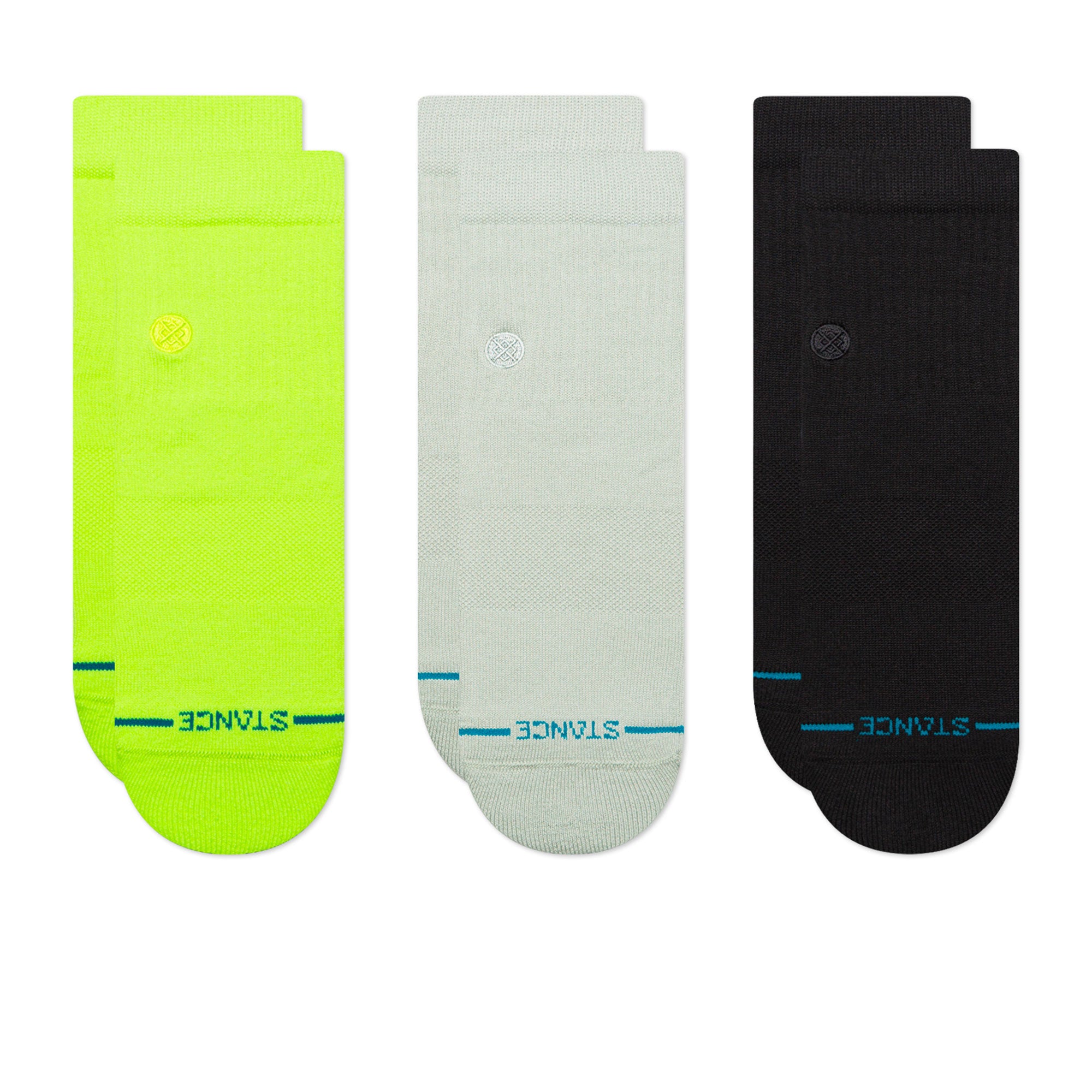 Stance<br>Icon Quarter 3 Pack Socks