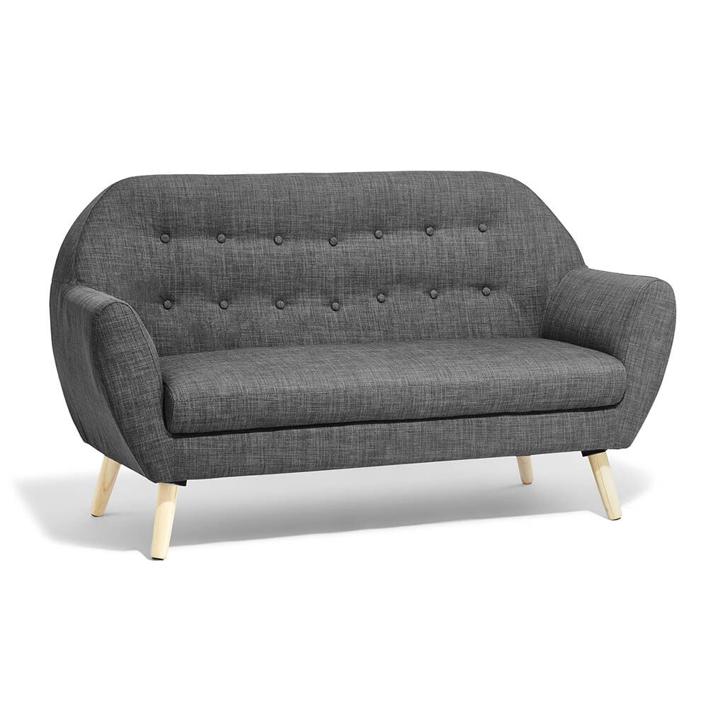 Canapé Joseph gris anthracite 2 personnes