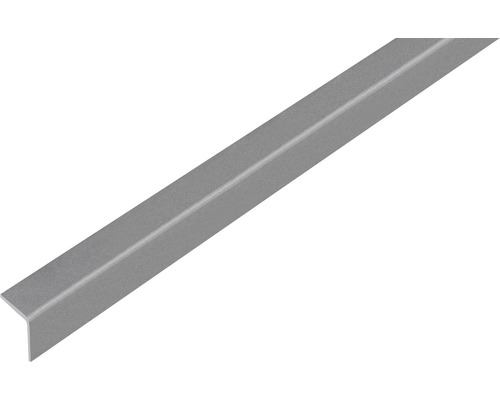 PVC hoekprofiel, grijs metallic, zelfklevend, 20x20x1,5 mm, 1 m