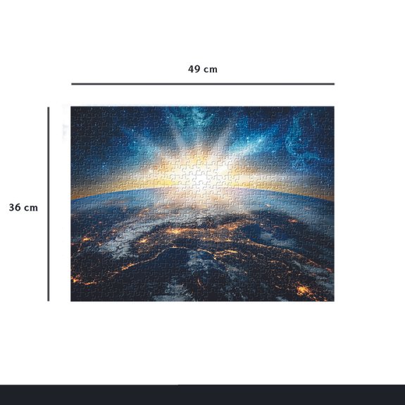 Puzzle 500 pièces La Terre vue de l'espace