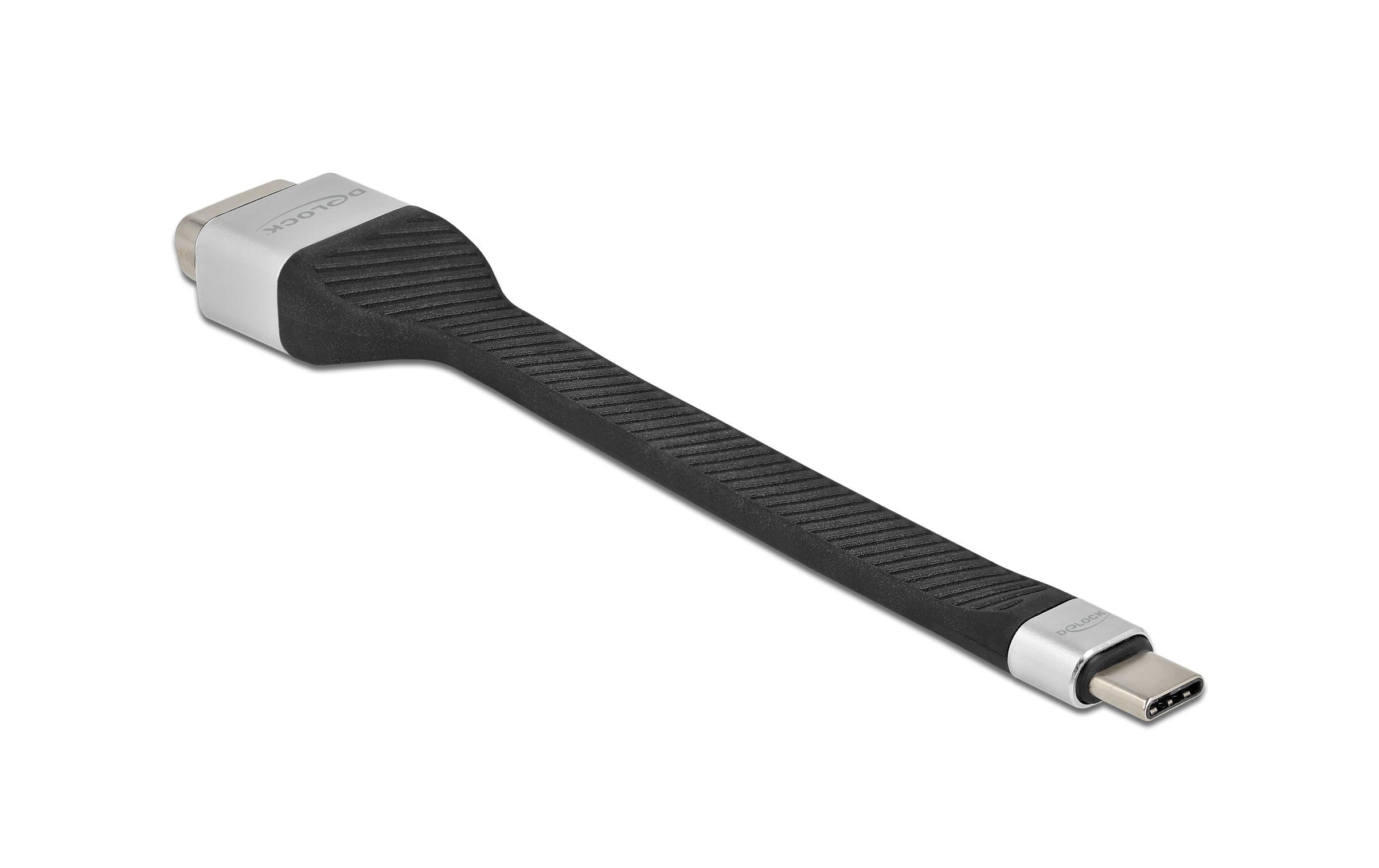 Adapter FPC Flachbandkabel USB Type-C - VGADelock FPC Flachbandkabel USB Type-C zu VGA (DP Alt Mode) 13 cm