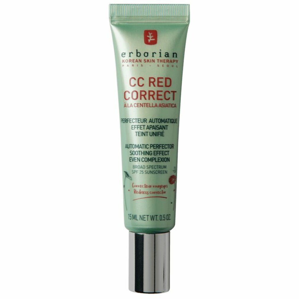 Erborian Korean Skin Therapy Paris Seoul CC Red Correct