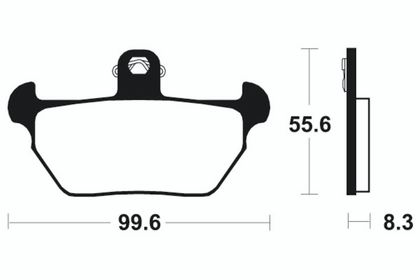 Plaquettes de freins Tecnium Performance métal fritté - MF144