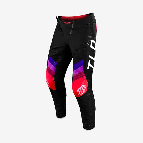 Troy Lee Designs - Pantalon SE Ultra Reverb Noir / Rouge fluo / Violet