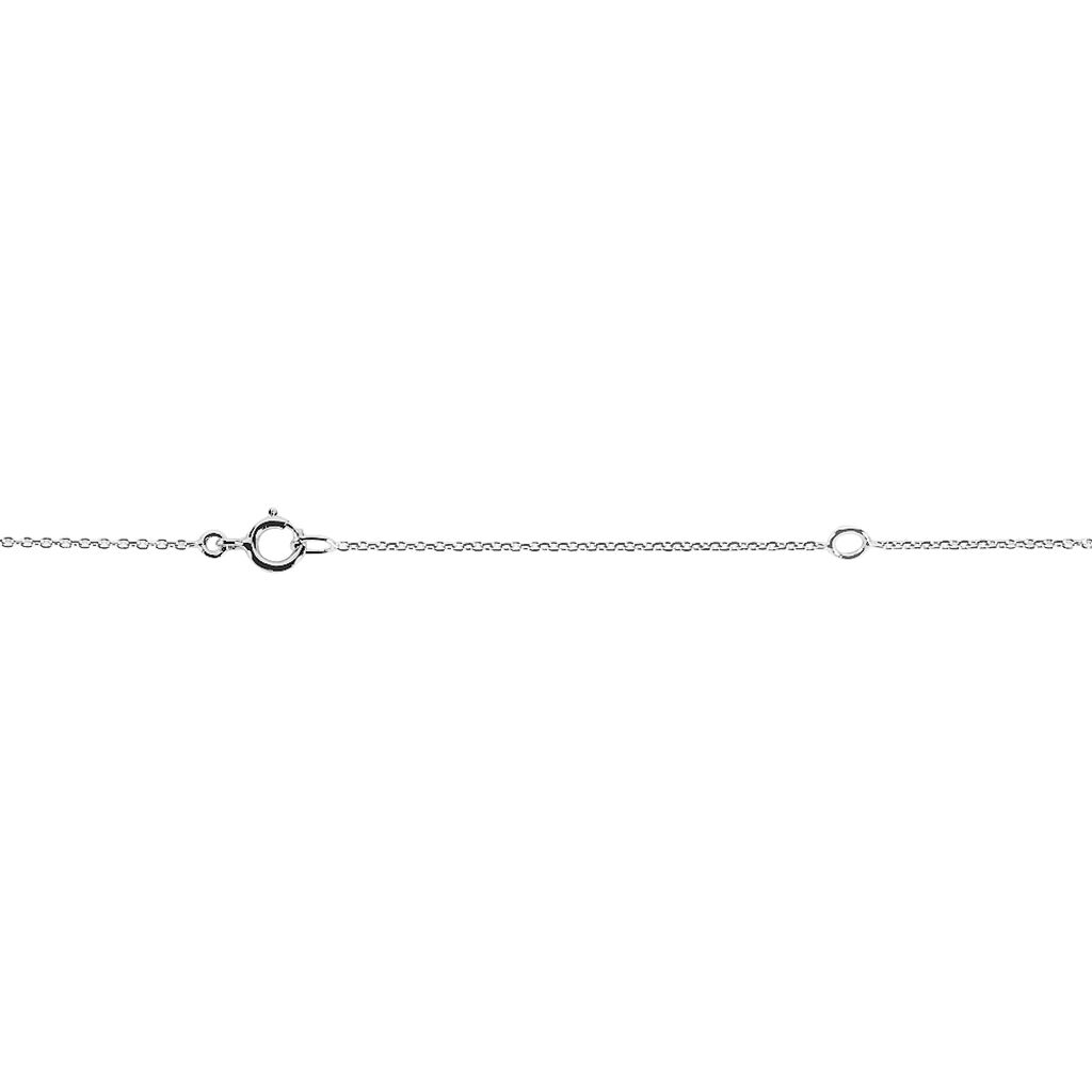 Collier Or Blanc Diamant
