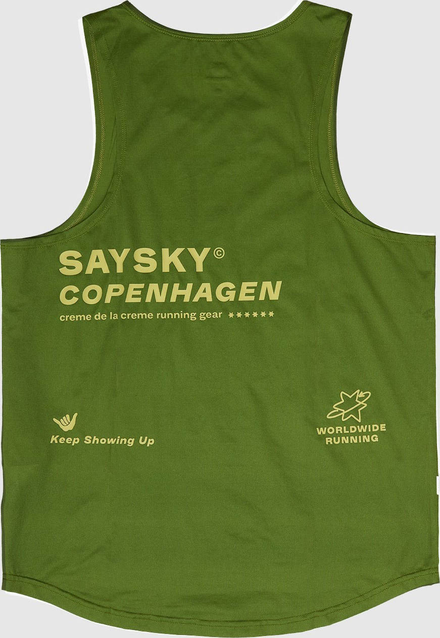 Statement Combat Singlet Herre Green