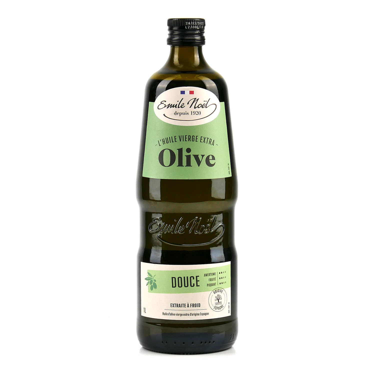 Huile d'olive vierge extra douce bio - Emile Noel