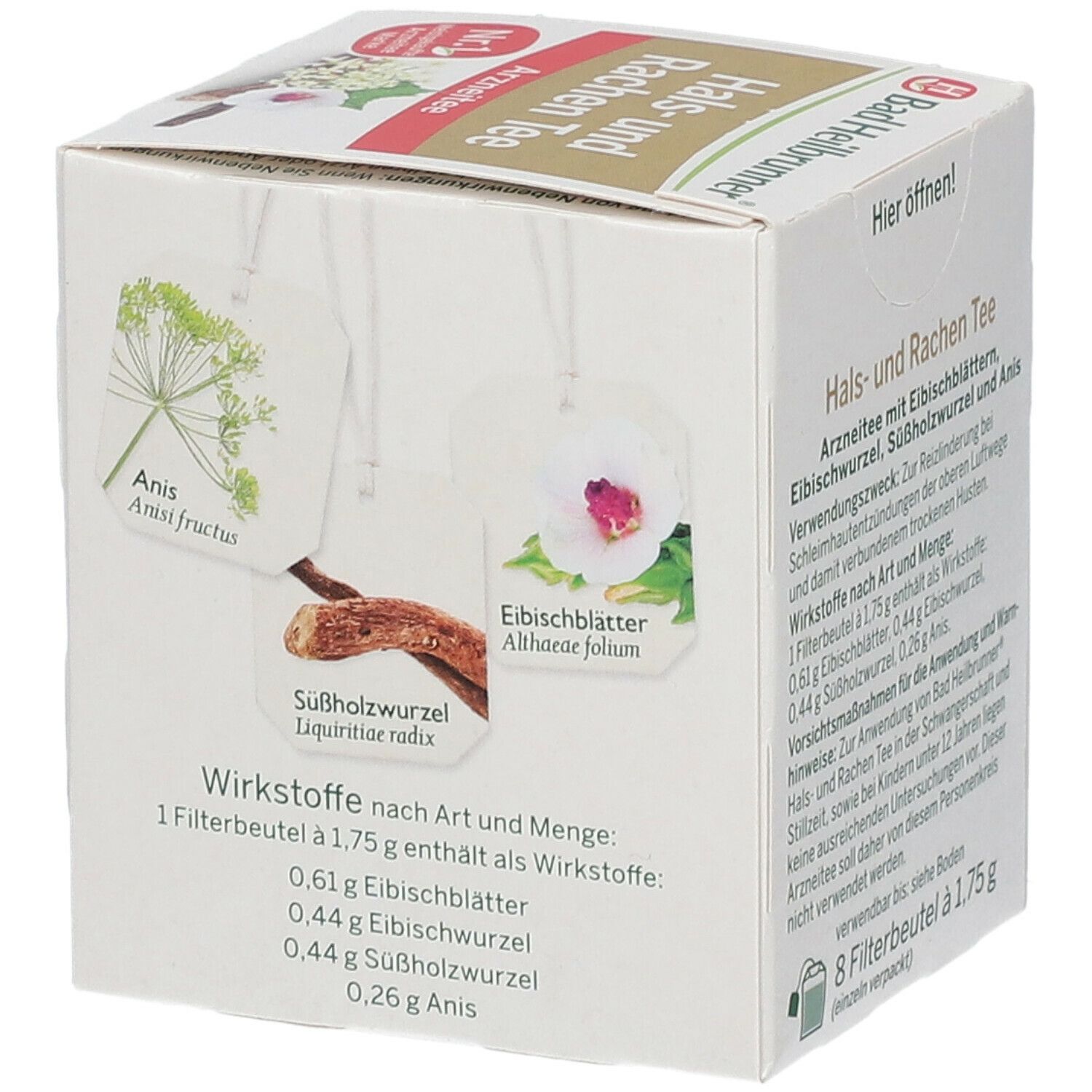 Bad Heilbrunner® Hals- und Rachen Tee