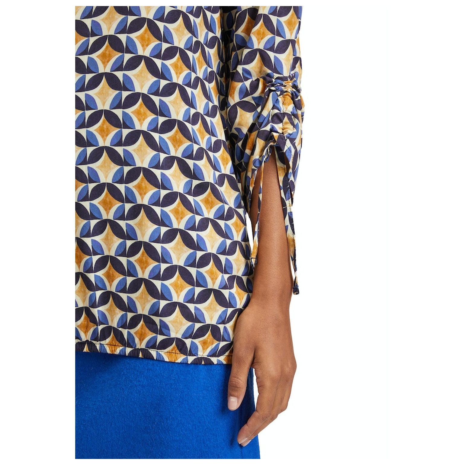 Cartoon Bluse Kurz 3/4 Arm