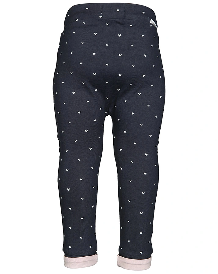 Jersey-Hose COMFORT NEENAH – HEARTS in navy