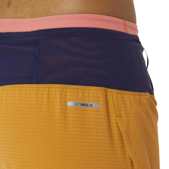 Asics Dame Shorts Fujitrail 2in1 Shorts Gul