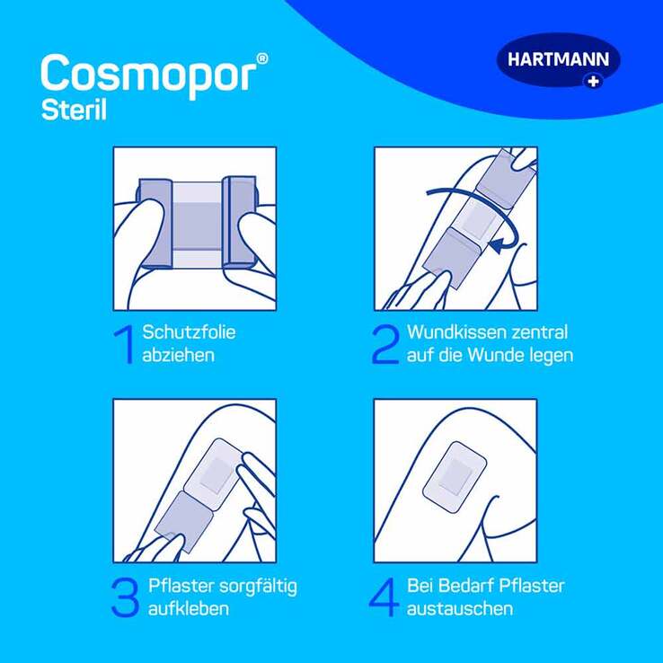 cosmopor® steril Wundverband 10 cm x 8 cm, 5 St