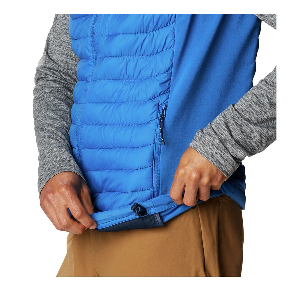 Columbia POWDER PASS - Doudoune Homme bright indigo