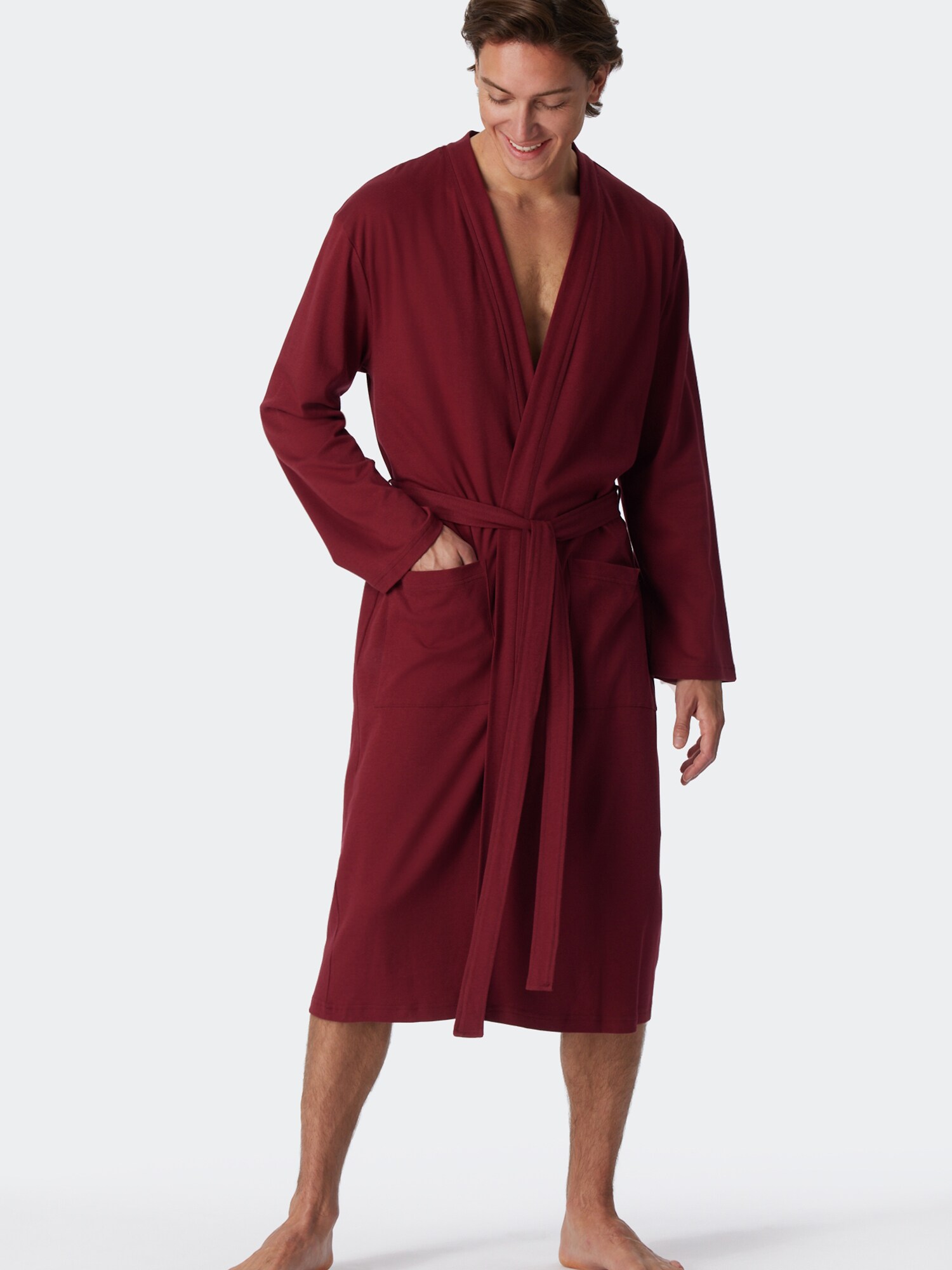 Schiesser Herren Bademantel Elegant Kimono