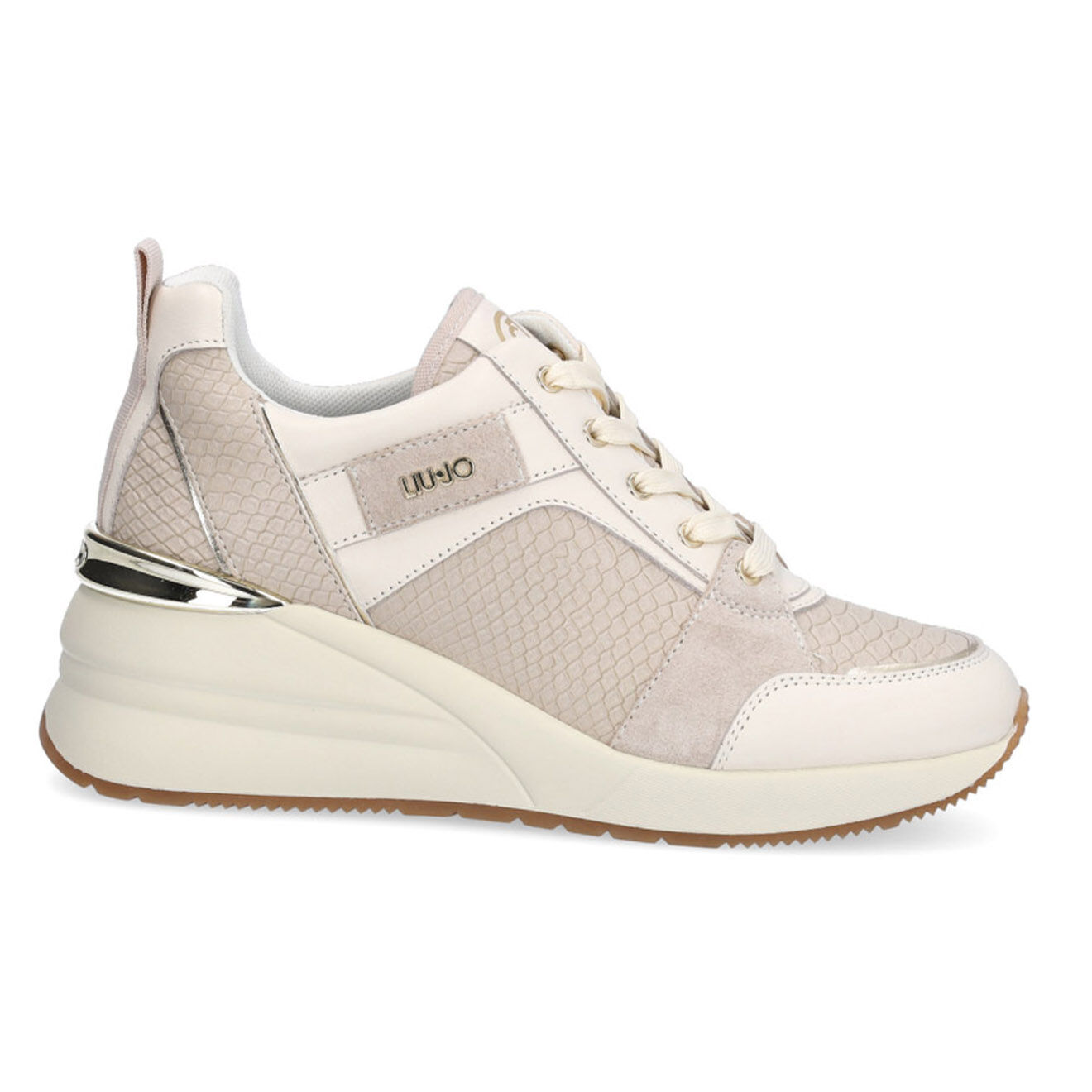 Liu-Jo Sneakers en Cuir Alicia beiges